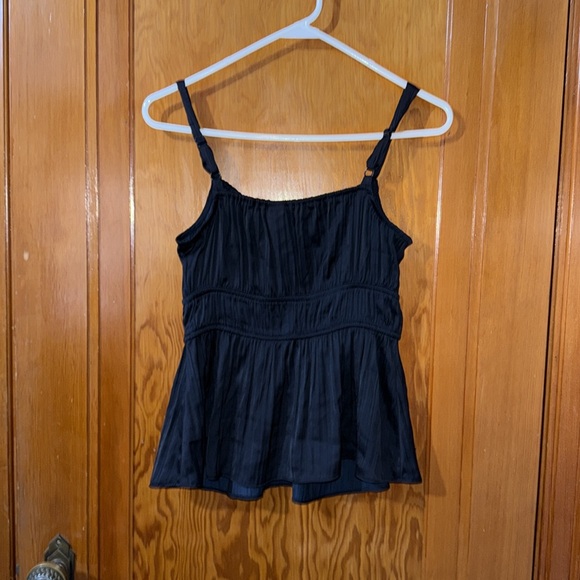 Old Navy Navy Blue Pleated Top - Picture 4 of 5
